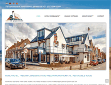 Tablet Screenshot of hotelsonnevanck-egmond.nl